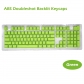 104+4 Backlit ABS Doubleshot Keycaps OEM Profile DIY Colorway for Mechanical Gaming Keyboard ANSI / ISO Layout